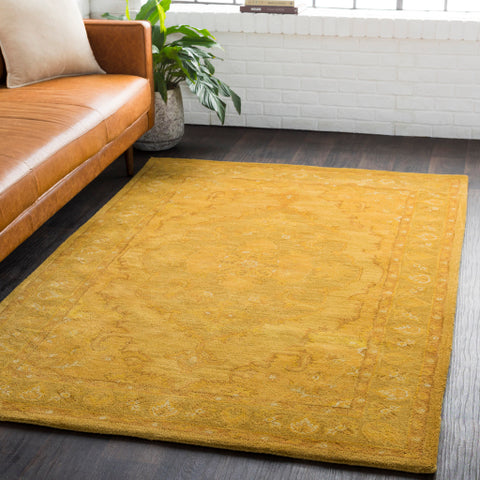 Image of Surya Middleton Traditional Mustard, Tan, Camel Rugs AWHR-2059