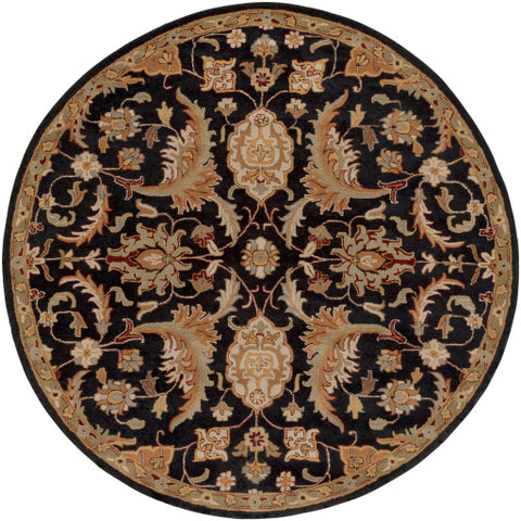 Image of Surya Middleton Traditional Black, Camel, Khaki, Medium Gray, Olive, Burgundy Rugs AWMD-2078