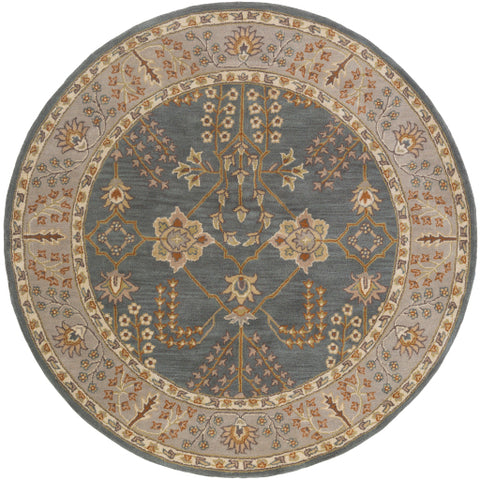 Image of Surya Middleton Traditional Teal, Taupe, Cream, Olive, Camel, Charcoal, Dark Green Rugs AWMD-2242