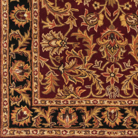 Image of Surya Middleton Traditional Dark Brown, Mustard, Black, Clay Rugs AWOC-2001