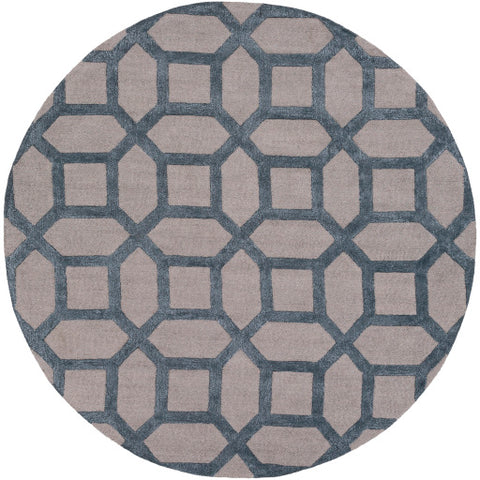 Image of Surya Arise Modern Medium Gray, Navy, Sky Blue Rugs AWRS-2128