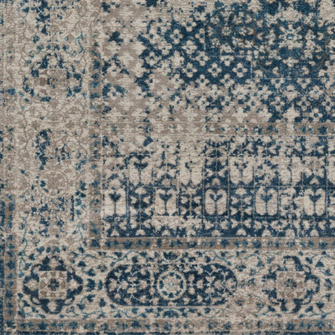 Image of Surya Ayasofya Traditional Navy, Cream, Taupe Rugs AYA-3402