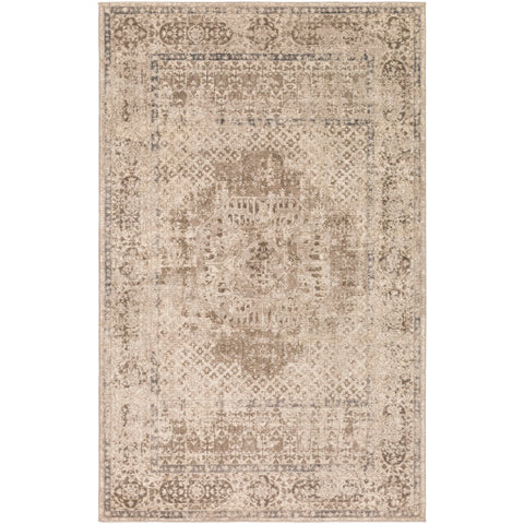 Image of Surya Ayasofya Traditional Cream, Taupe, Charcoal, Light Gray Rugs AYA-3403