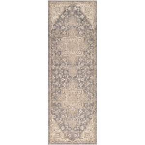 Surya Ayasofya Traditional Camel, Cream, Medium Gray, Charcoal, Dark Brown Rugs AYA-3410