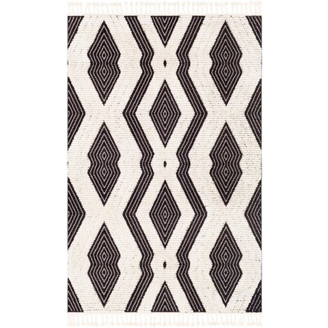 Image of Surya Azilal Global Black, Ivory Rugs AZI-2300