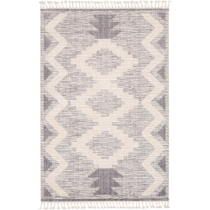 Surya Azilal Global Medium Gray, Ivory Rugs AZI-2302