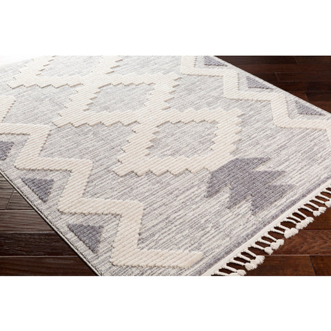 Image of Surya Azilal Global Medium Gray, Ivory Rugs AZI-2302