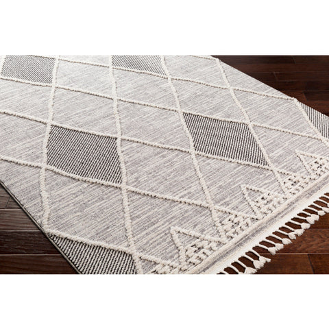 Image of Surya Azilal Global Medium Gray, Black, Ivory Rugs AZI-2304