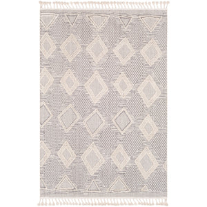 Surya Azilal Global Medium Gray, Ivory Rugs AZI-2305