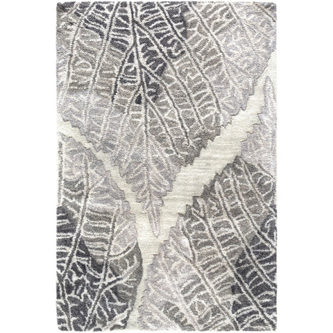 Image of Surya Banshee Modern Light Gray, Charcoal, Khaki Rugs BAN-3348