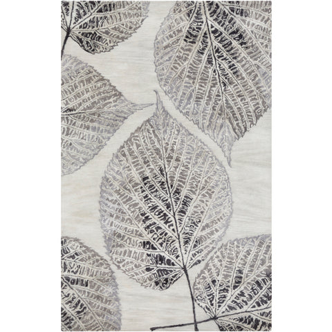 Image of Surya Banshee Modern Light Gray, Charcoal, Khaki Rugs BAN-3348