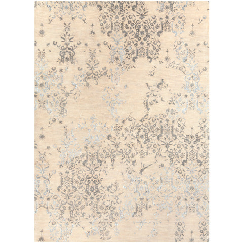 Image of Surya Banshee Traditional Moss, Charcoal, Light Gray Rugs BAN-3398