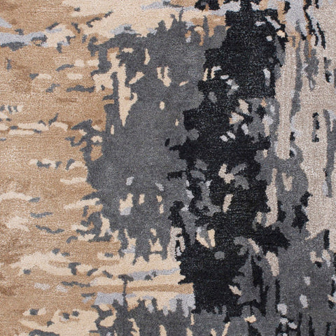 Image of Surya Banshee Modern Taupe, Light Gray, Medium Gray, Black, Khaki Rugs BAN-3399