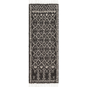 Surya Berber Shag Global Charcoal, Beige Rugs BBE-2308