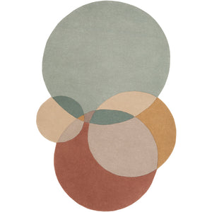 Surya Beck Modern Sage, Khaki, Tan, Taupe, Dark Brown Rugs BCK-1006