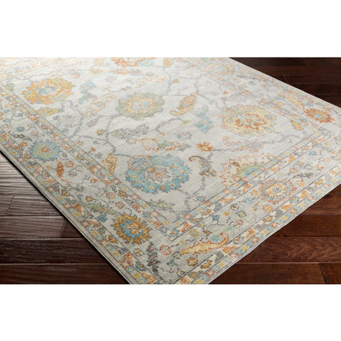 Image of Surya Bodrum Global Ivory, Saffron, Silver Gray, Medium Gray, Camel, Pale Blue, Moss Rugs BDM-2311