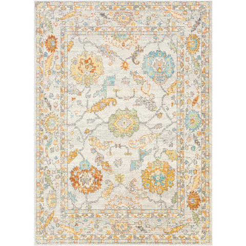 Image of Surya Bodrum Global Ivory, Saffron, Silver Gray, Medium Gray, Camel, Pale Blue, Moss Rugs BDM-2311