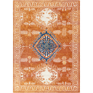 Surya Bodrum Global Ivory, Burnt Orange, Saffron, Silver Gray, Navy Rugs BDM-2318