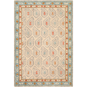 Surya Bonifate Global Teal, Denim, Ice Blue, Cream, Tan, Camel, Clay Rugs BFT-1010