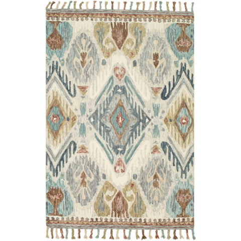 Image of Surya Bonifate Global Medium Gray, Sea Foam, Teal, Camel, Cream, Olive Rugs BFT-1014