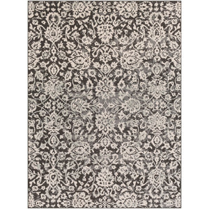 Surya Bahar Traditional Medium Gray, Charcoal, Beige, Taupe Rugs BHR-2300