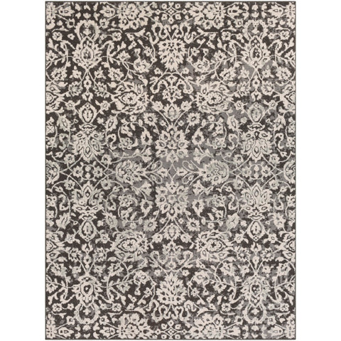 Image of Surya Bahar Traditional Medium Gray, Charcoal, Beige, Taupe Rugs BHR-2300