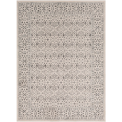 Image of Surya Bahar Traditional Medium Gray, Charcoal, Beige Rugs BHR-2308