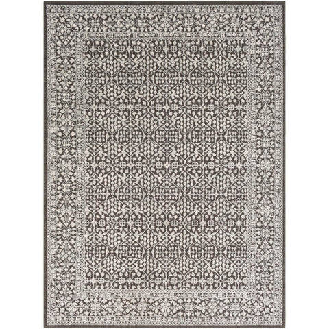 Image of Surya Bahar Traditional Charcoal, Taupe, Beige Rugs BHR-2309