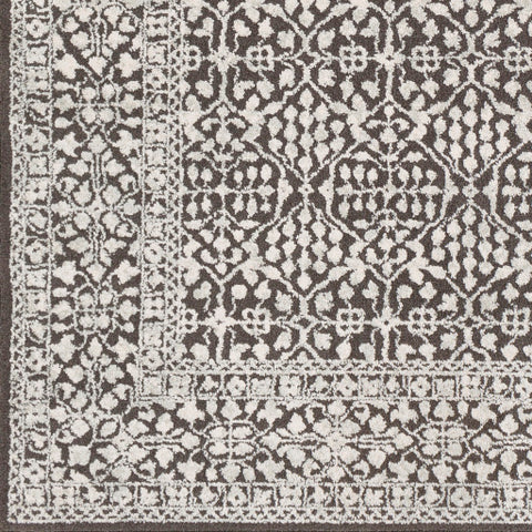 Image of Surya Bahar Traditional Charcoal, Taupe, Beige Rugs BHR-2309