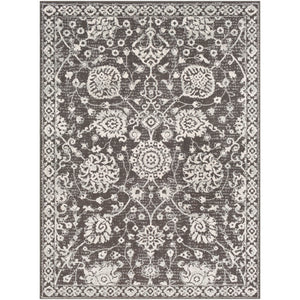 Surya Bahar Traditional Charcoal, Medium Gray, Beige, Taupe Rugs BHR-2311