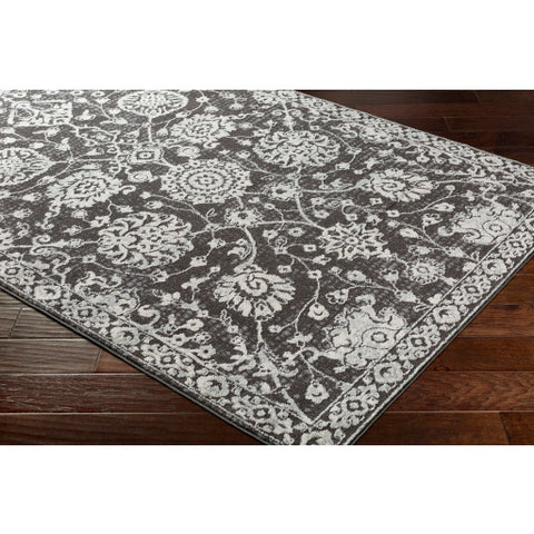Image of Surya Bahar Traditional Charcoal, Medium Gray, Beige, Taupe Rugs BHR-2311