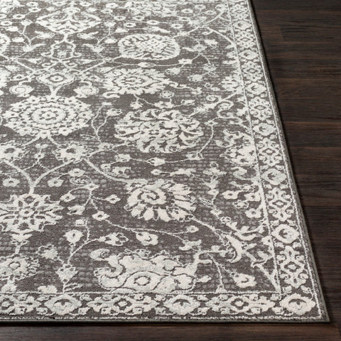 Image of Surya Bahar Traditional Charcoal, Medium Gray, Beige, Taupe Rugs BHR-2311