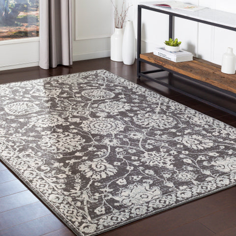 Image of Surya Bahar Traditional Charcoal, Medium Gray, Beige, Taupe Rugs BHR-2311