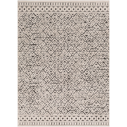 Image of Surya Bahar Global Medium Gray, Charcoal, Beige Rugs BHR-2315