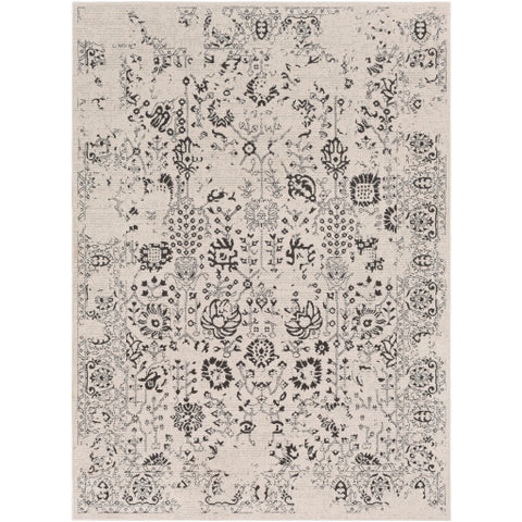 Image of Surya Bahar Traditional Charcoal, Taupe, Beige Rugs BHR-2317