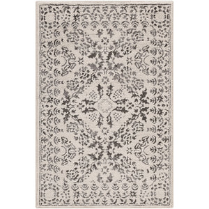 Surya Bahar Traditional Medium Gray, Charcoal, Beige, Taupe Rugs BHR-2318