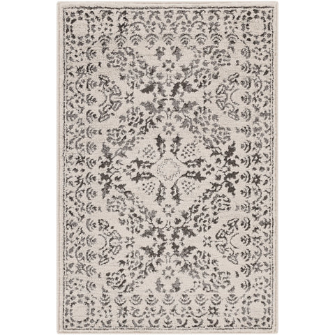 Image of Surya Bahar Traditional Medium Gray, Charcoal, Beige, Taupe Rugs BHR-2318