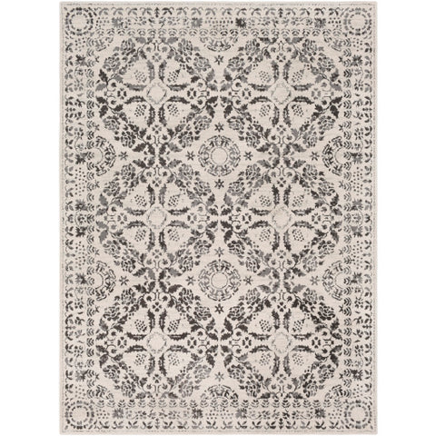 Image of Surya Bahar Traditional Medium Gray, Charcoal, Beige, Taupe Rugs BHR-2318