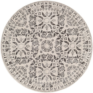 Surya Bahar Traditional Medium Gray, Charcoal, Beige, Taupe Rugs BHR-2318