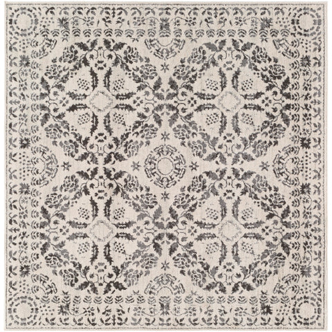 Image of Surya Bahar Traditional Medium Gray, Charcoal, Beige, Taupe Rugs BHR-2318