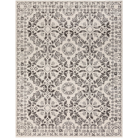 Image of Surya Bahar Traditional Medium Gray, Charcoal, Beige, Taupe Rugs BHR-2318