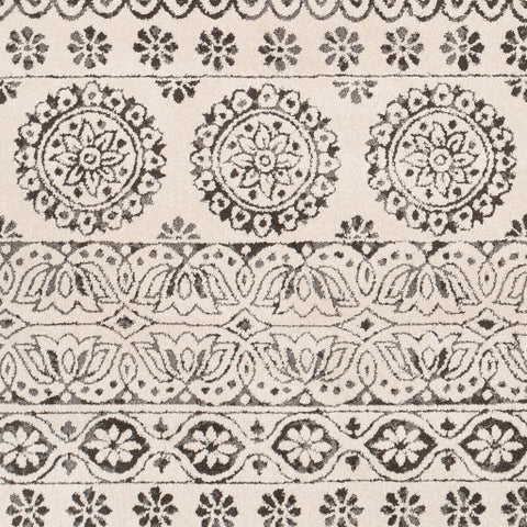 Image of Surya Bahar Traditional Charcoal, Beige, Medium Gray Rugs BHR-2323