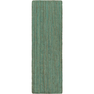 Surya Brice Cottage Mint, Dark Brown Rugs BIC-7000