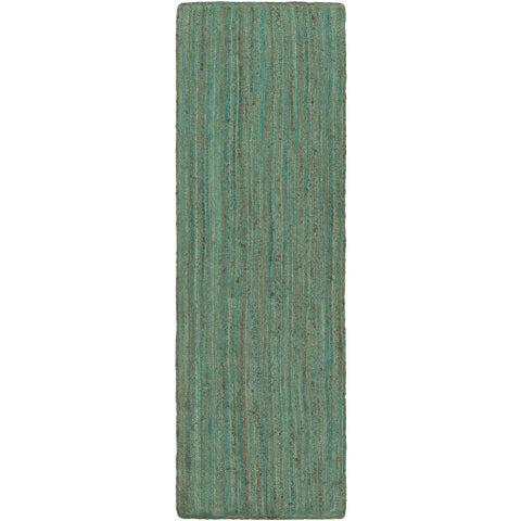 Image of Surya Brice Cottage Mint, Dark Brown Rugs BIC-7000