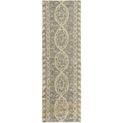 Image of Surya Bjorn Global Medium Gray, Dark Brown, Ivory Rugs BJR-1001