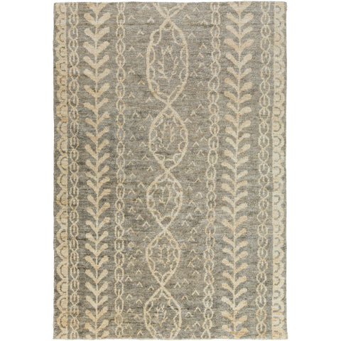 Image of Surya Bjorn Global Medium Gray, Dark Brown, Ivory Rugs BJR-1001