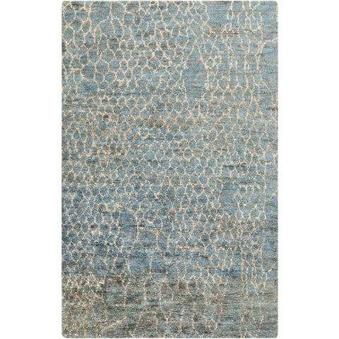 Image of Surya Bjorn Modern Bright Blue, Denim, Cream, Clay Rugs BJR-1011