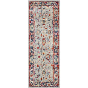 Surya Bohemian Traditional Bright Red, Light Gray, Navy, Beige, Wheat, Teal, Charcoal, Medium Gray, Bright Pink, Saffron Rugs BOM-2302