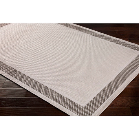Image of Surya Breeze Modern Charcoal, Taupe, White Rugs BRZ-2307
