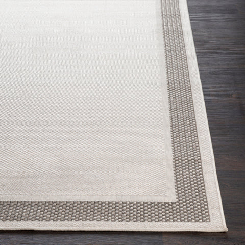 Image of Surya Breeze Modern Charcoal, Taupe, White Rugs BRZ-2307